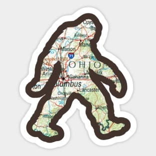 Ohio Sasquatch Sticker